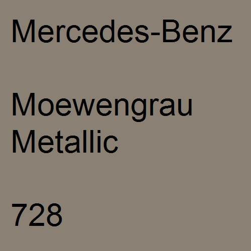 Mercedes-Benz, Moewengrau Metallic, 728.